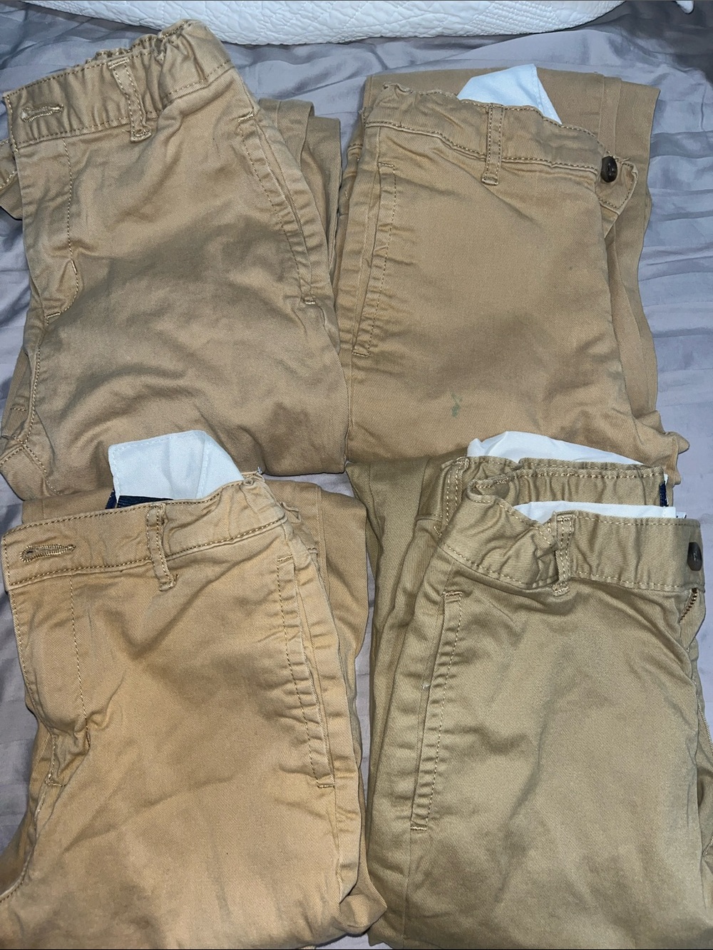 4 uniform khakis